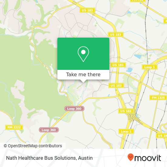 Nath Healthcare Bus Solutions map