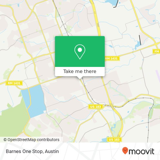 Barnes One Stop map