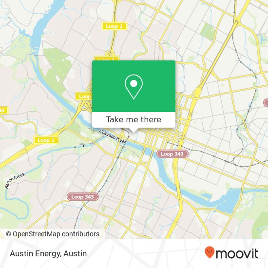 Mapa de Austin Energy