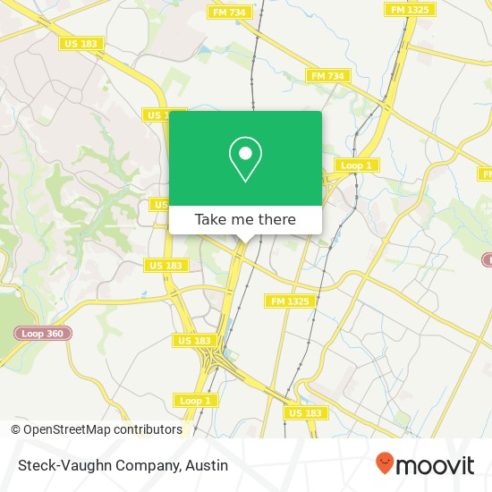 Steck-Vaughn Company map