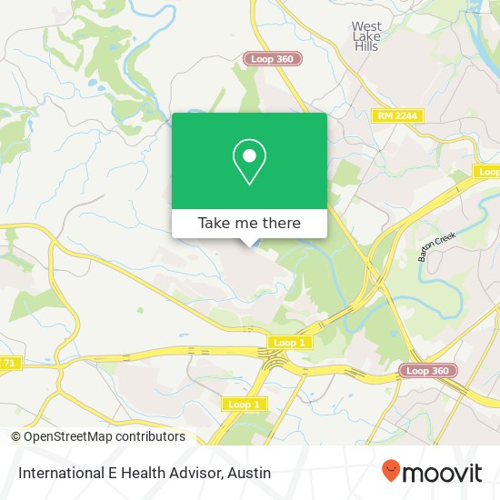 Mapa de International E Health Advisor