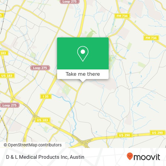 Mapa de D & L Medical Products Inc