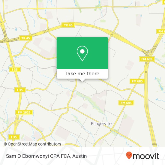 Sam O Ebomwonyi CPA FCA map