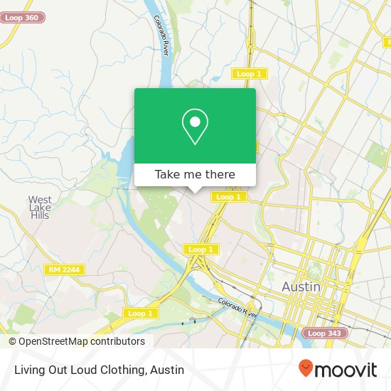 Living Out Loud Clothing map