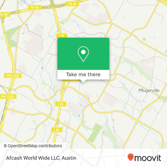 Mapa de Afcash World Wide LLC