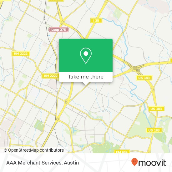 AAA Merchant Services map