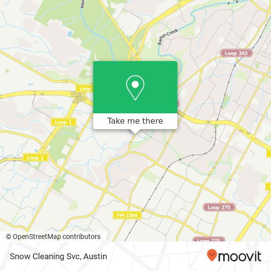 Snow Cleaning Svc map