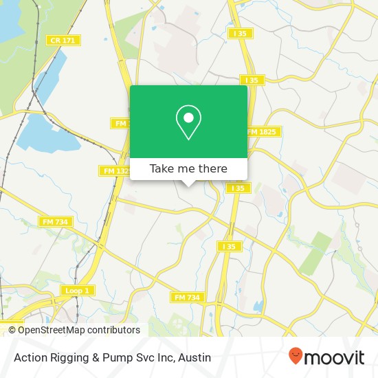 Mapa de Action Rigging & Pump Svc Inc