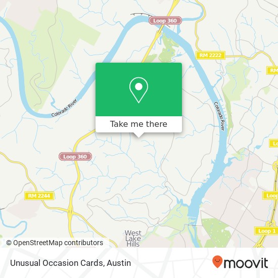 Unusual Occasion Cards map