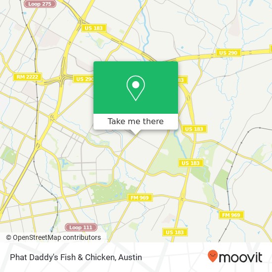 Mapa de Phat Daddy's Fish & Chicken