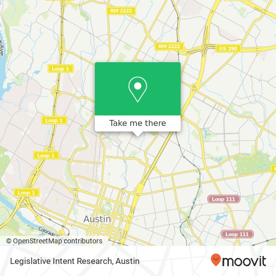 Legislative Intent Research map