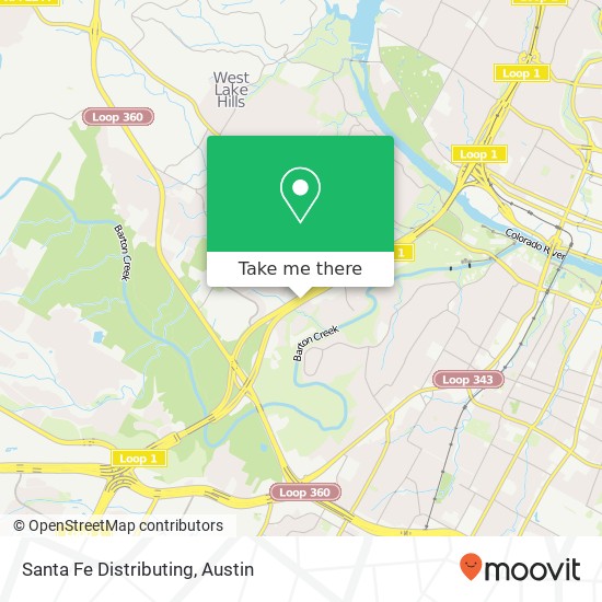 Mapa de Santa Fe Distributing