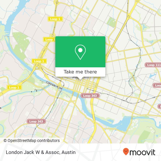 Mapa de London Jack W & Assoc