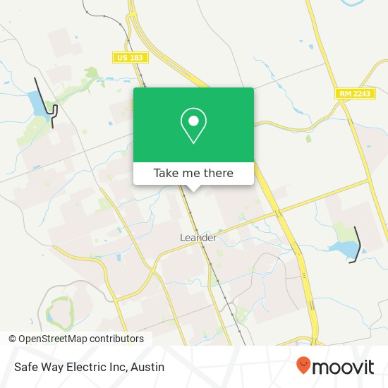 Safe Way Electric Inc map