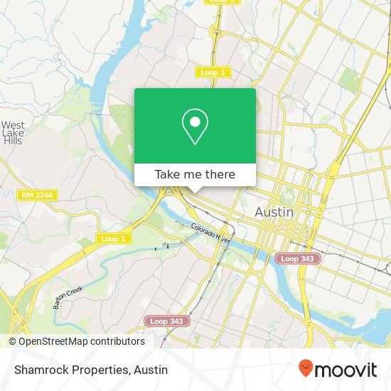 Shamrock Properties map