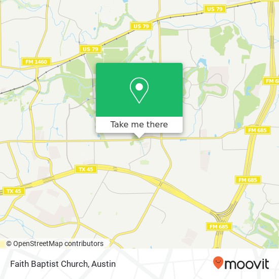Faith Baptist Church map