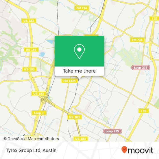 Mapa de Tyrex Group Ltd