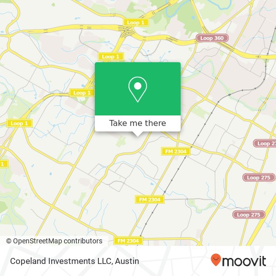 Mapa de Copeland Investments LLC