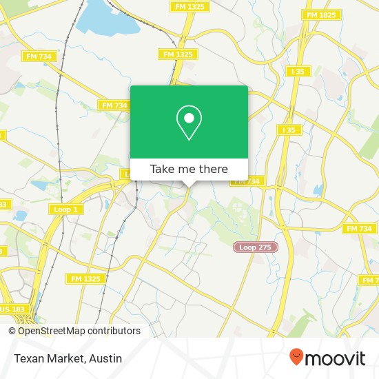 Mapa de Texan Market