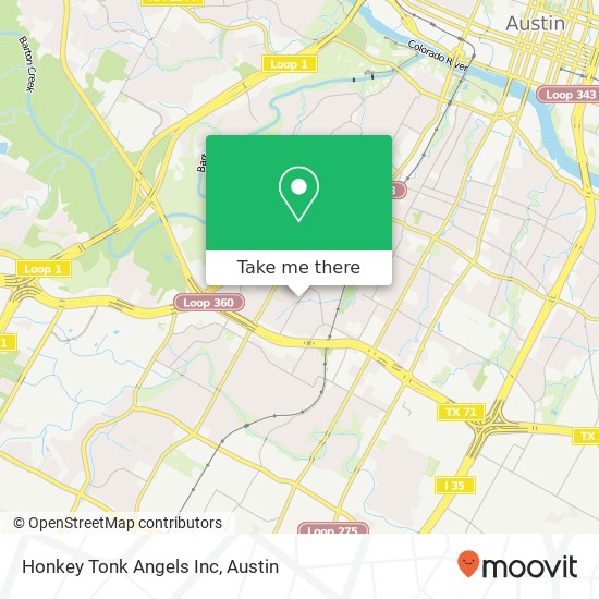 Honkey Tonk Angels Inc map