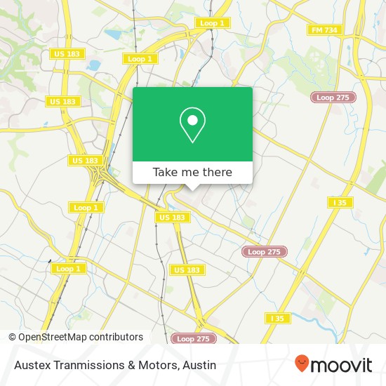 Mapa de Austex Tranmissions & Motors