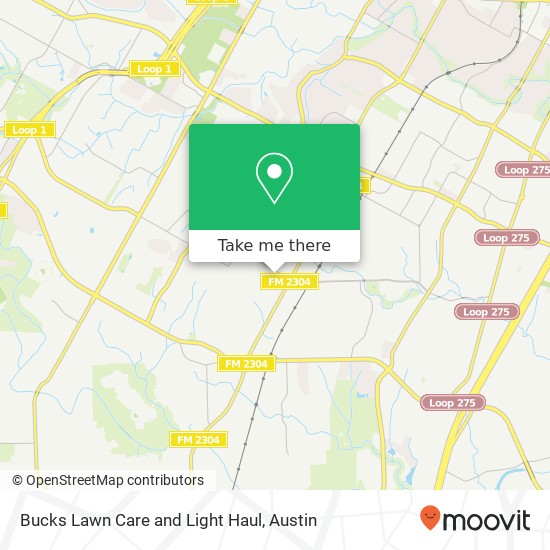 Mapa de Bucks Lawn Care and Light Haul