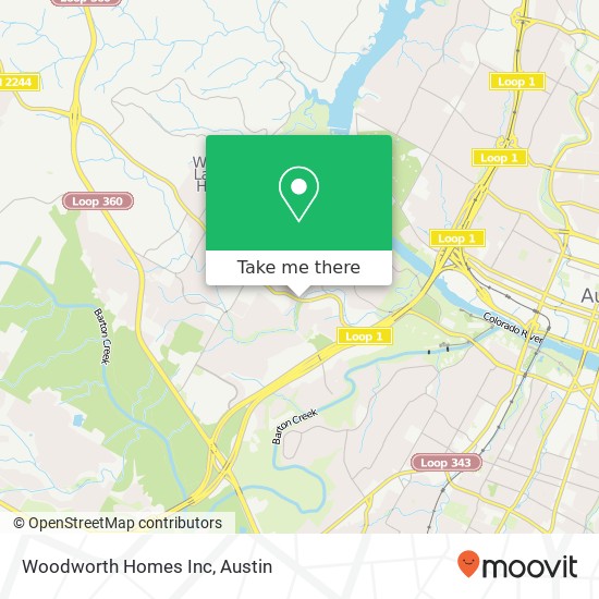 Mapa de Woodworth Homes Inc