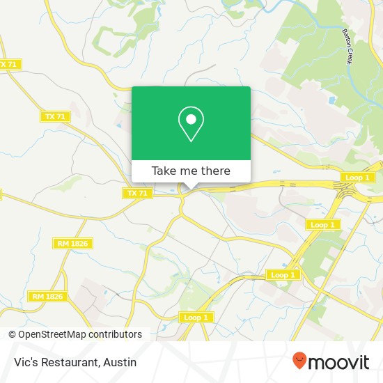 Mapa de Vic's Restaurant
