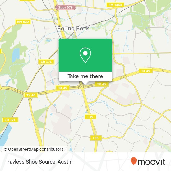 Payless Shoe Source map