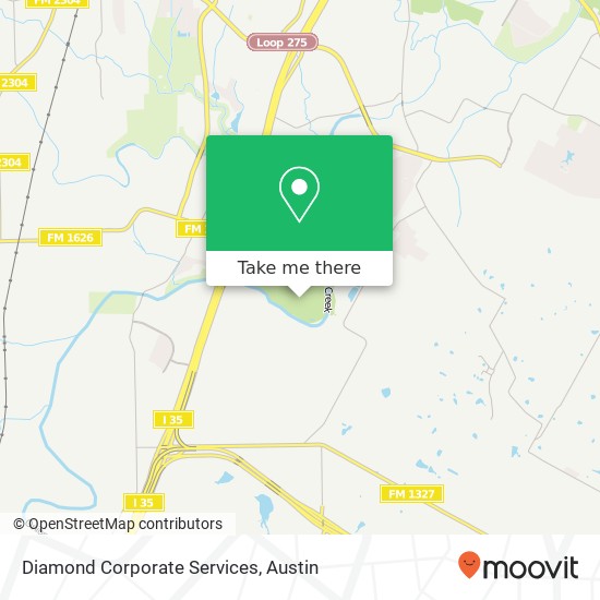 Diamond Corporate Services map