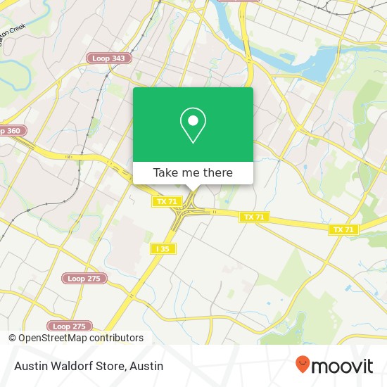 Mapa de Austin Waldorf Store