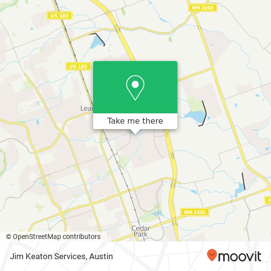 Jim Keaton Services map