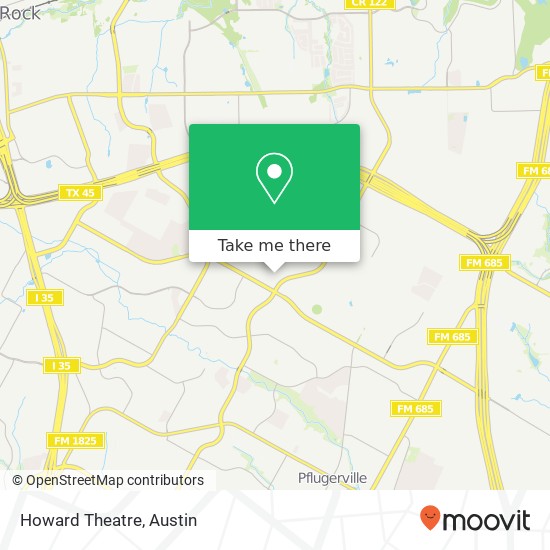 Howard Theatre map