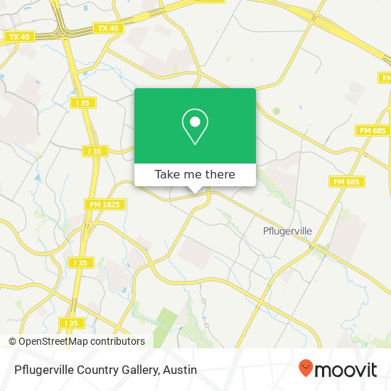Mapa de Pflugerville Country Gallery