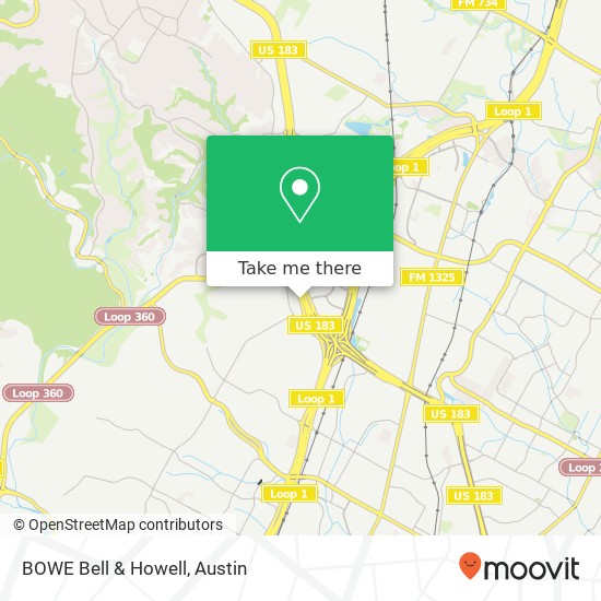 Mapa de BOWE Bell & Howell