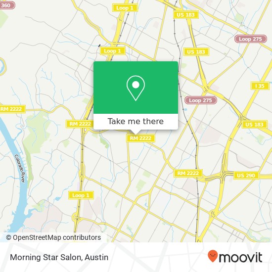 Morning Star Salon map