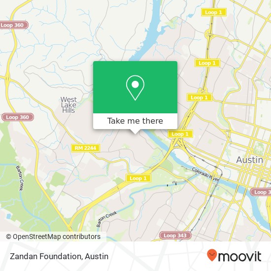 Mapa de Zandan Foundation