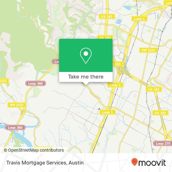 Travis Mortgage Services map