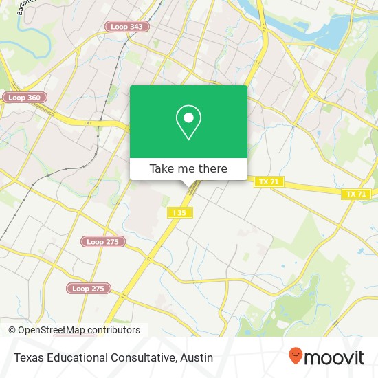 Mapa de Texas Educational Consultative