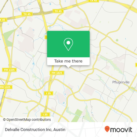 Mapa de Delvalle Construction Inc