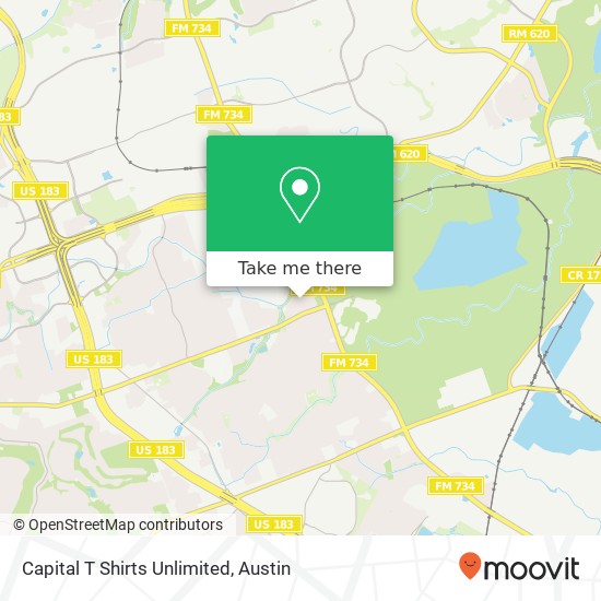 Mapa de Capital T Shirts Unlimited