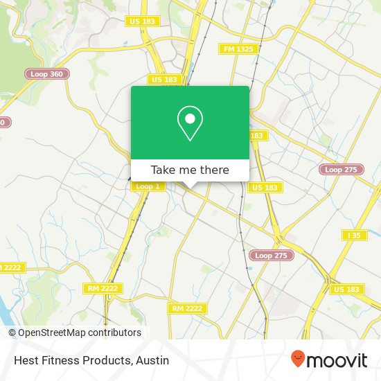 Hest Fitness Products map