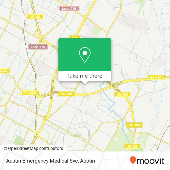 Mapa de Austin Emergency Medical Svc