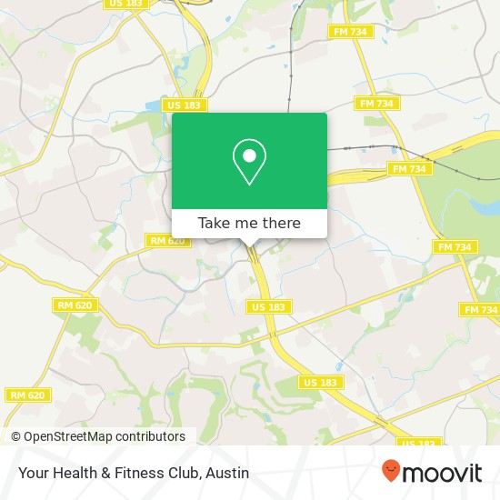Your Health & Fitness Club map