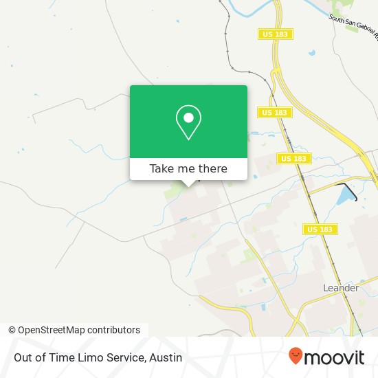 Mapa de Out of Time Limo Service