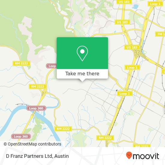 D Franz Partners Ltd map