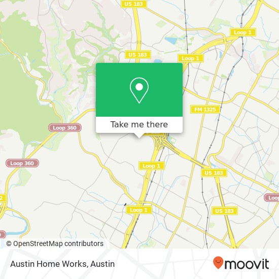 Austin Home Works map