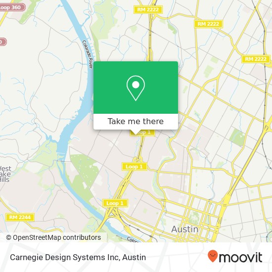 Mapa de Carnegie Design Systems Inc