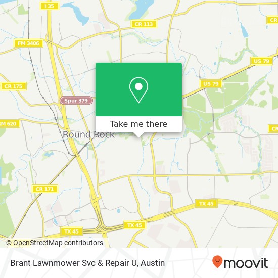 Mapa de Brant Lawnmower Svc & Repair U
