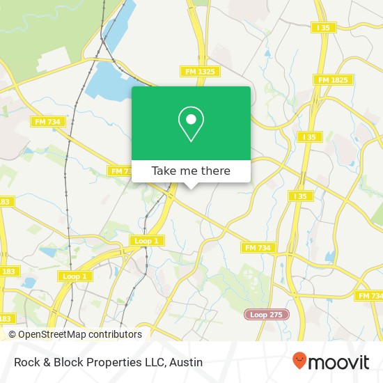 Mapa de Rock & Block Properties LLC